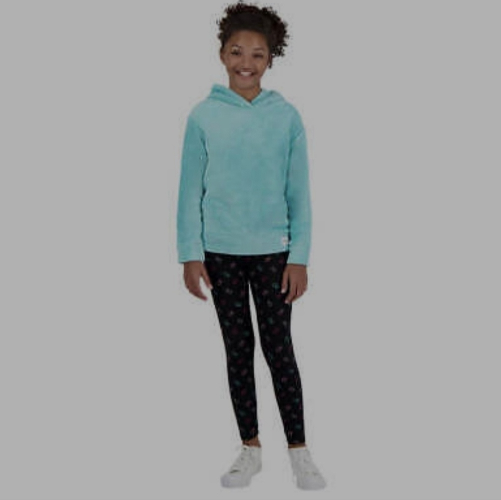 Calvin Klein plush top and leggings set